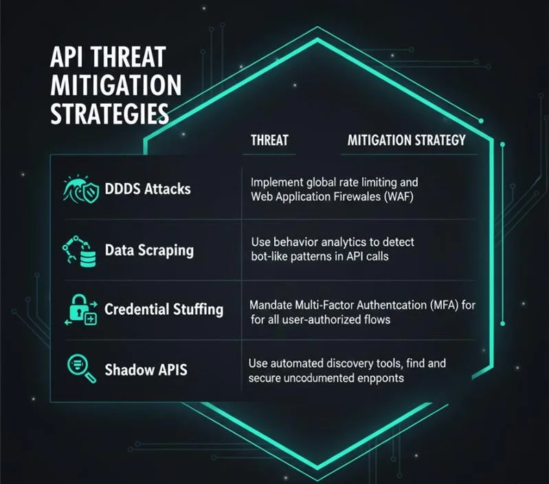 Diagram of modern API banking architecture and a comparison of standard OAuth 2.0 vs. Financial-grade API (FAPI) security protocols.