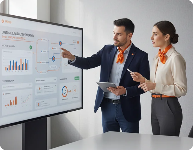 AI-driven KYC and AML compliance software for secure identity verification and reduced customer churn.