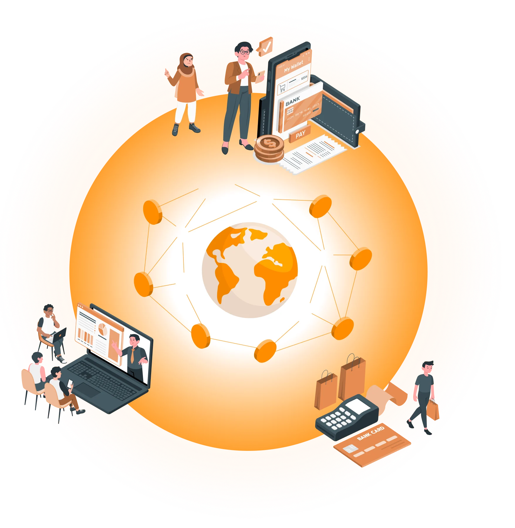 i-exceed's digital banking solutions map showing a differentiated market experience for retail, SME, and corporate banking segments, powered by the Appzillon platform.
