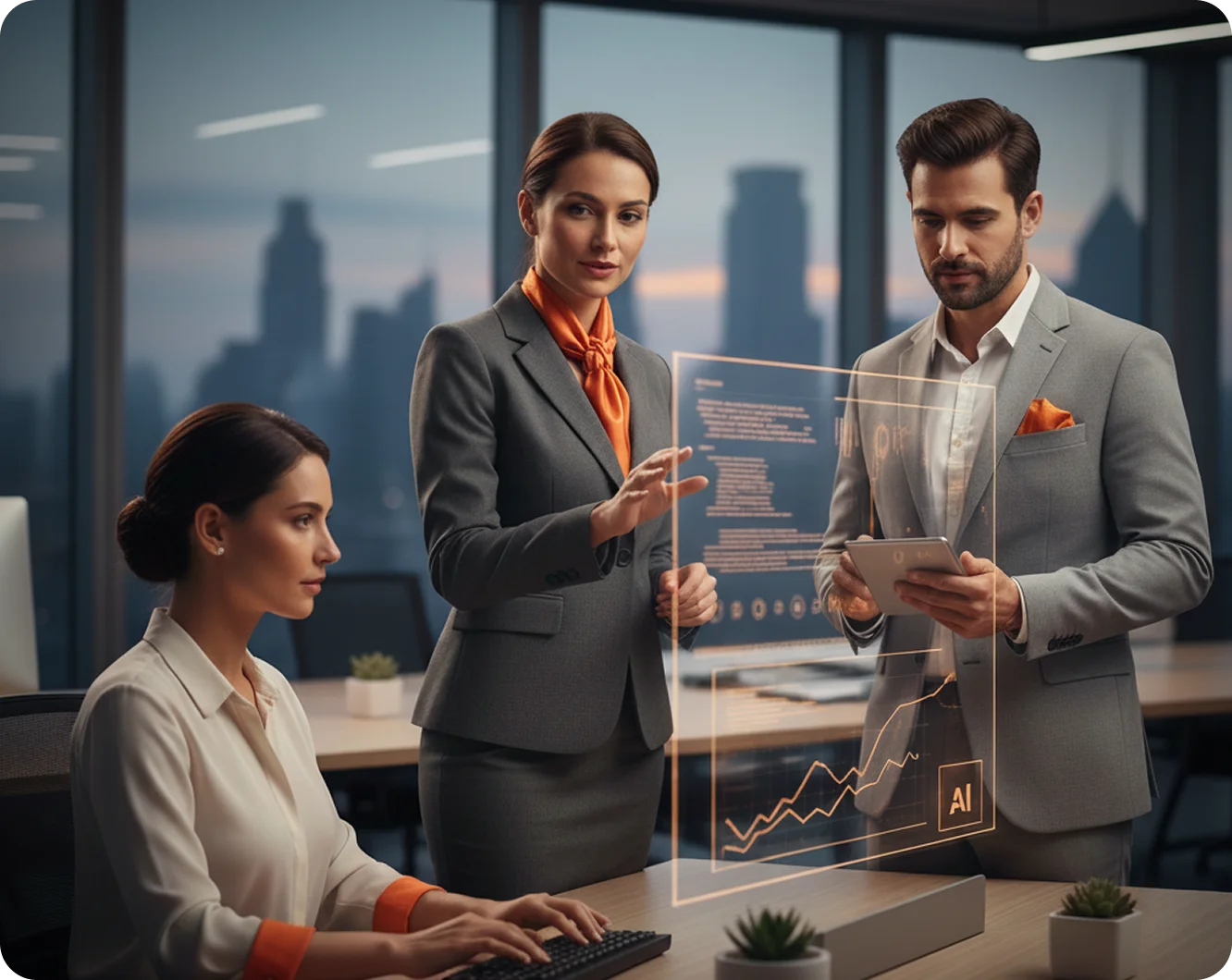 Data analysts using the Appzillon digital banking platform’s AI-driven automation and synthetic testing tools to transform banking innovation into measurable business outcomes.